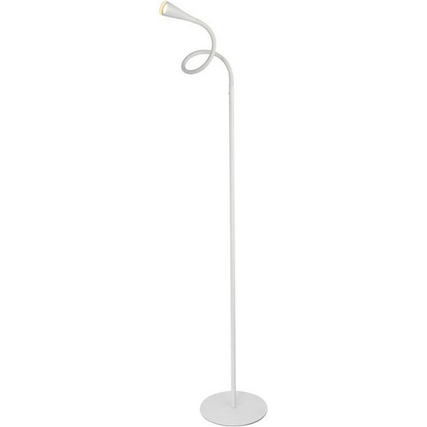 Lampe de Bureau à LED Élégante avec Variateur Tactile Lisse & USB&44; GlossyWhite