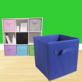 thumbnail image 4 of Purebryt Foldable Cube Storage Bin, 6 Pack, Navy Blue, 4 of 4