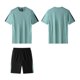thumbnail image 1 of Ceisia Men's Casual Sports Tracksuit Sets | Breathable Short Sleeve Tee & Drawstring Shorts | Summer Athletic Outfits Gift, 1 of 7