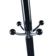 thumbnail image 4 of Coat Rack 16 Hooks 4 Tier Hanging Stand Tree Metal Free Standing Hall Coat Tree for Coats, Hats, Bags, Purses, for Entryway, Hallway (Black), 4 of 8
