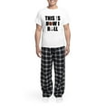 thumbnail image 5 of CafePress - This Is How I Roll Baseball Men's Light Pajamas - Men's Light Loose Fit Cotton Pajama Set, 5 of 7