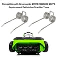thumbnail image 5 of 36PCS Replacement Dethatcher Tines for Greenworks 29272 27022 2500600G Steel Scarifier Parts, 5 of 5