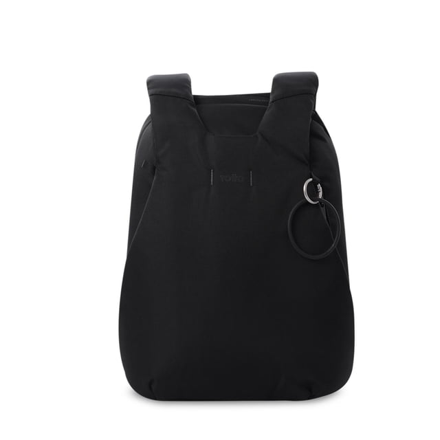 TOTTO Mochila Ergonómica Mediana Porta Laptop 14 con Bolsillo Secreto | Escuela - Oficina - Viaje | negro M