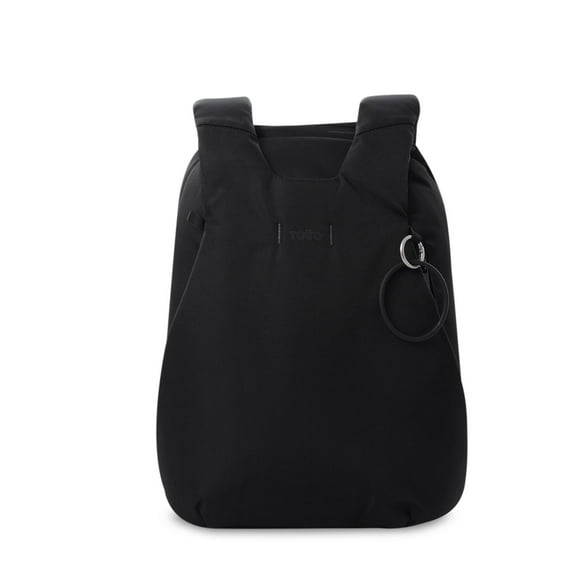 TOTTO Mochila Ergonómica Mediana Porta Laptop 14 con Bolsillo Secreto | Escuela - Oficina - Viaje | negro M