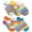 Multicolor, variant on Jefferies Socks Womens Socks, Rainbow Pattern Sport Low Cut Lightweight Cotton Ankle Tab Back Socks, 6 Pairs