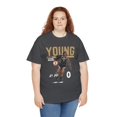 thumbnail image 5 of Las Vegas Jackie Young #0 Cartoon Women Basketball Unisex Cotton Tee, 5 of 7