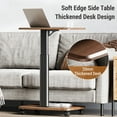 thumbnail image 3 of Bureau d'Ordinateur pour Petits Espaces, Table de Levage Compacte avec Roulettes, Double Couche, Hauteur Réglable et Rangement Mobile pour Bureau à Domicile, Petits Espaces, 3 of 6