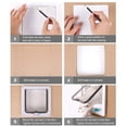 thumbnail image 3 of Porte pour Chat Verrouillable à 4 Voies Adaptée aux Portes Intérieures et Extérieures Porte pour Chat Adaptée aux Animaux Porte pour Chat Facile à Installer, 3 of 8