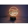 thumbnail image 4 of New York American Baseball Sports Fan Team Sports Themed Ball Lamp Night Light LED Personalized Free Name Room Man Cave Decor 16 Colors & Remote, Made in America!, 4 of 9