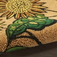 thumbnail image 4 of Nourison Greetings Indoor/Outdoor Floral Sunflowers Yellow 2' x 3' Door Mat, (2' x 3'), 4 of 6