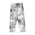 thumbnail image 4 of Junzan African Animals Women'S Pajama Pants Drawstring Comfy Sleep Bottoms With Pockets, 4 of 9
