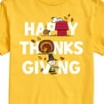 thumbnail image 3 of Peanuts - Happy Thanksgiving Icons - Men's Short Sleeve Graphic T-Shirt, 3 of 6