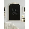 thumbnail image 3 of Kate and Laurel Arendahl Decorative Vintage Arch Chalkboard, 19 x 31, White, Framed Arched Ornate Magnetic Chalkboard for Bedroom Organization or Entryway Decor, 3 of 9