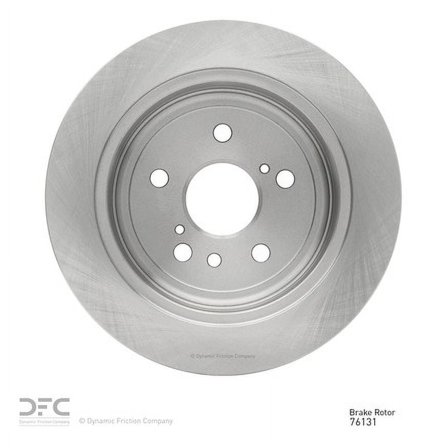 Rear Dynamic Friction Company Disc Brake Rotor 600-76131 (1) For 2004-2010 Toyota Sienna