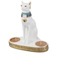 thumbnail image 1 of Candelabro De Gato Egipcio, Portavelas De Resina Con Figura De Gato Egipcio, Candelabro Decorativo Romántico Para Sala De Estar, Dormitorio, Oficina, Regalo Exquisito, 1 of 8