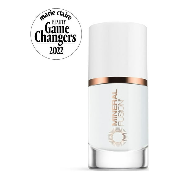 MINERAL FUSION Vegan Nail Polish, "Ice Breaker" White/Neutral | Non-Toxic | Cruelty-Free
