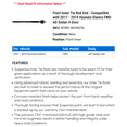 thumbnail image 2 of Front Inner Tie Rod End - Compatible with 2017 - 2019 Hyundai Elantra FWD AD Sedan 4-Door 2018, 2 of 2