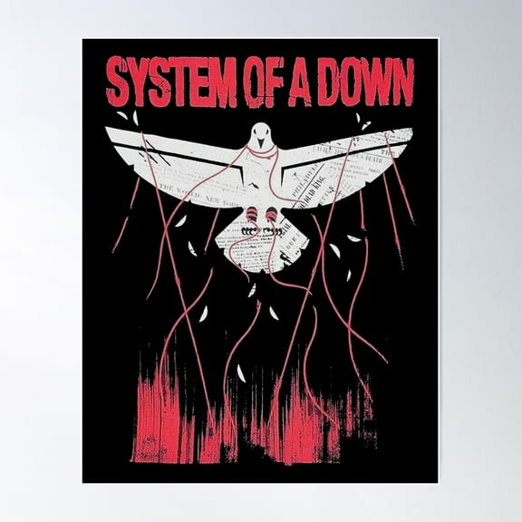 Bird Down Poster Wall Art, Modern Wall Decor For Living Room Bedroom, 8x12 UNFRAMED