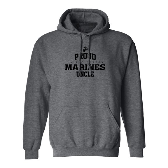 Proud Marines UNCLE Adult Hooded Sweatshirt
