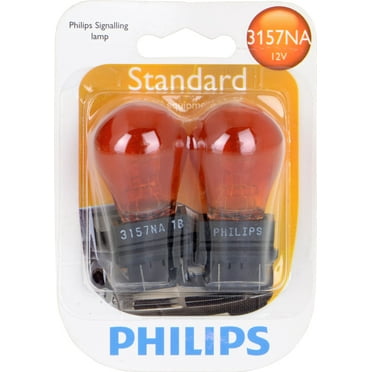 Philips Standard Miniature 3157Na, Amber, Push Type, Always Change In Pairs!