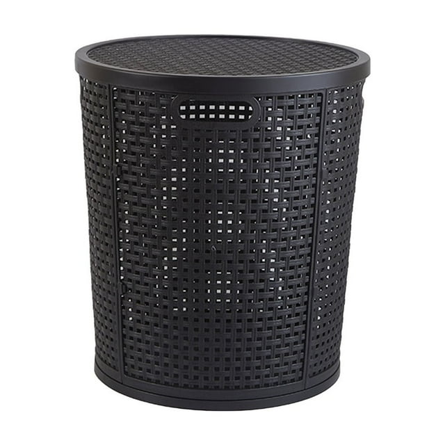 Panier à Linge Sale Panier à Linge Sale en Plastique Grand Panier de Rangement en Imitation Rotin Grande Capacité Panier à Linge Sale Jouets pour Enfants