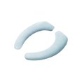 thumbnail image 1 of Yuarrent Almohadilla de asiento de inodoro de 2 piezas, taburete de baño, cojín de Pedestal de de Color sólido adhesivo, cubierta reutilizable Juegos de accesorios de baño Azul Yuarrent  HA083851-01, 1 of 6
