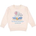 thumbnail image 2 of Inktastic My Great Grandpa Loves Me Cute Elephants Clouds Moon Stars Toddler Sweatshirt, 2 of 4