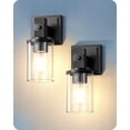 thumbnail image 1 of Apliques de Pared EDISHINE Vintage Bronce con Vidrio Transparente Juego de 2, 1 of 7