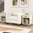 thumbnail image 4 of Pemberly Row End Table with Drawer in Natural Elm - Engineered Wood, 4 of 10