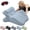 Blue, variant on Ergonomic Memory Foam Wedge Pillow, Multi-Functional Memory Foam Lounger Cushion Back Support,27° Angle Perfect Position Ergonomic Support for Back Pain