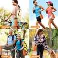 thumbnail image 6 of Mesh Water Bottle Holder with Adjustable Shoulder Strap and Pocket - Lightweight Carrier for Walking, Sports, Hiking, Camping, 6 of 6