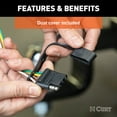 thumbnail image 4 of CURT 56161 Vehicle-Side Custom 4-Pin Trailer Wiring Harness, Select Honda Odyssey, 4 of 4