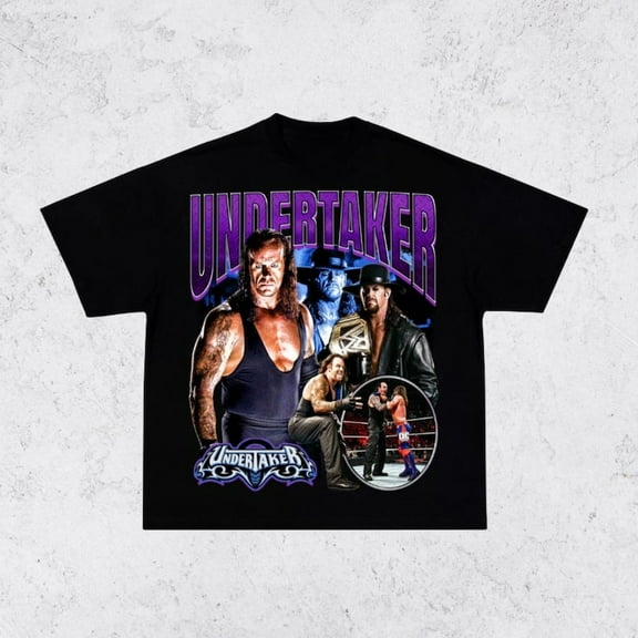 Vintage 90s Undertaker Tee Shirt Retro Classic Graphic Tee Bootleg Bestseller Unisex Sport Gift