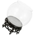thumbnail image 1 of OULII 1 Set of Transparent Fish Bowl for Fish Store Decor Modern Round Plastic, 1 of 8