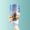 thumbnail image 3 of Merry Christmas Woofmas Xmas Noel Bloodhound Elf Candy Cane Snow 30oz Stainless Steel Tumbler Insulated Cup with Lid Dog Lover - 13017, 3 of 5