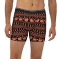 thumbnail image 2 of Rateoe Vintage Pumpkin Pattern Print Men’s Underwear Boxer Briefs Soft Comfortable Underwear Boxer Briefs, Long Leg Briefs,Anti-chafing Boxer Briefs, 2 of 7