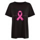 thumbnail image 5 of Top de fondo de manga corta ligero con cuello redondo y lazo rojo a la moda para mujer Pompotops  hkajfhjk457005, 5 of 7