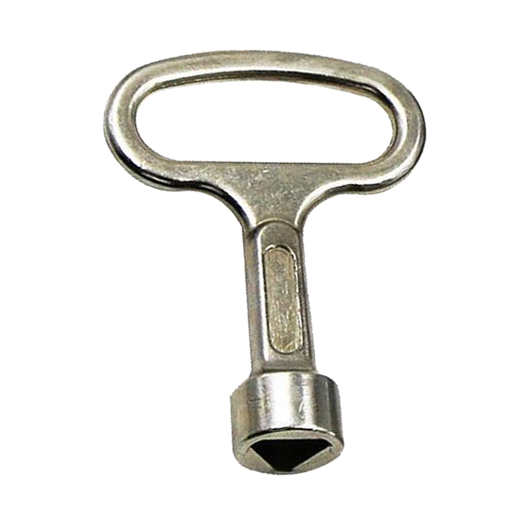 8mm Triangular Key Wrench for Electrical Cabinet Elevator Water Meter Valve