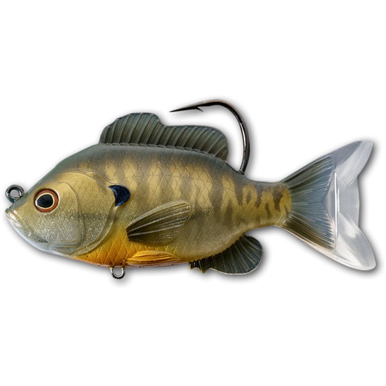 fake lure sun fish Lunkerhunt Prop Sunfish Blue Gill Lunkerhunt Sunfish Propfish Lure is made with a soft plastic hollow body ODS Glide Bait Bluegill Sunfish