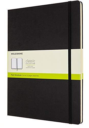 Moleskine Classic Notebook Hard Cover Plain/Blank 3.5 x 5.5 Pocket 192 Pages Black 