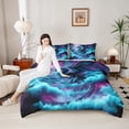 thumbnail image 4 of Castle Fairy Teens Magical Dragon Full Size Comforter Sets,Gothic Animal Bedding Sets, 4 of 8