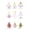 A, variant on PuSpu Christmas Window Clings 9pc 20x30cm Green PVC Static Film Reusable Holiday Light-Up Sticker Décor for Mall Shop Ambiance