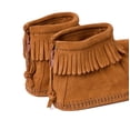 thumbnail image 4 of Minnetonka Women's Back Zipper Bootie,Soft Leather Sole Brown,10 M US, 4 of 8