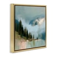 thumbnail image 2 of Stupell Industries Transitional Fog On The Mountains Gold Floating Frame Canvas Art, 25 x 25, by Kim Curinga, 2 of 8