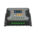thumbnail image 2 of PWM 30A 60A 80A Solar Charge Controller Work For 12V 24V 36V 48V Battery LED Screen USB 5A/2A Max PV 100V Slient Operation, 2 of 5