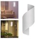 thumbnail image 1 of Lámpara de pared LED a prueba de agua, apliques de iluminación, aleación de aluminio, arriba / abajo 10W Moderna para interior, exterior, dormitorio, blanco Colco lámpara de pared, 1 of 7