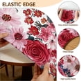 thumbnail image 3 of Elastic Tablecloth for Round Tables, Waterproof Tablecover for Up to 36"-65" Round Table, Dining Tablecover for Indoor and Outdoor, Holiday, 3 of 8