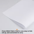 thumbnail image 3 of Unique Bargains 14 Count Cross Stitch Cloth 20 by 28 Inch Embroidery Fabric, Pure White, 3 of 6