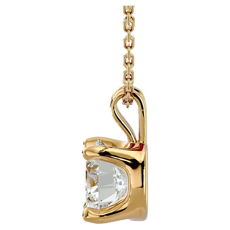 Yellow Gold Multi-Gemstone & Diamond Lock & Key Pendant