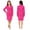 Pink, variant on Pink Office Style Cosplay Costume, Long Sleeve Top and Skirt Set, Halloween Costumes Outfit for Themed Events